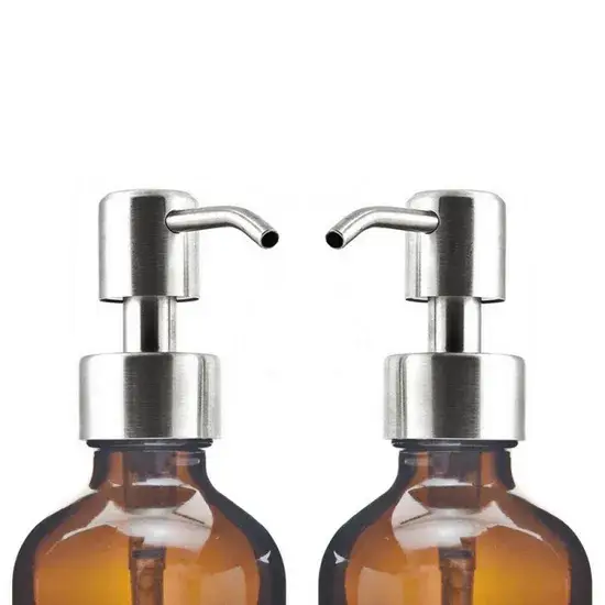 Bình thủy tinh hổ phách tròn dung tích 350ml và 500ml cho việc phân phối thuốc