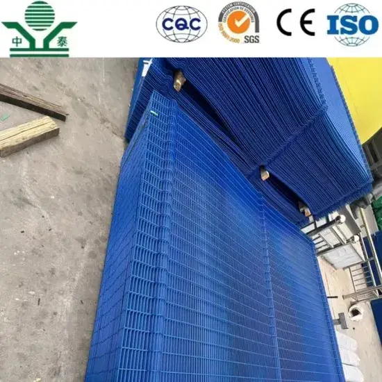 Lưới chống leo 7.62× 1.27cm kích thước 350× 310cm, cột bảo vệ đường sắt 80× 80cm tại Hàng Rào số 358