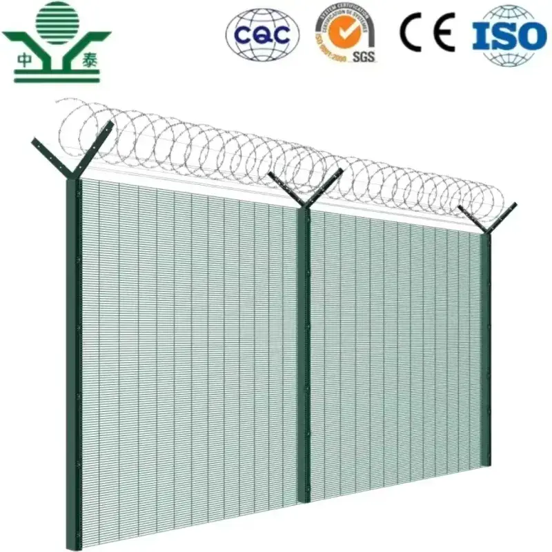 Lưới chống leo 7.62× 1.27cm kích thước 350× 310cm, cột bảo vệ đường sắt 80× 80cm tại Hàng Rào số 358 hình ảnh 15-description