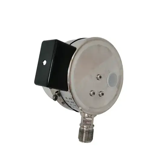 Đồng hồ áp suất điện tiếp xúc 380V với vật liệu thép không gỉ