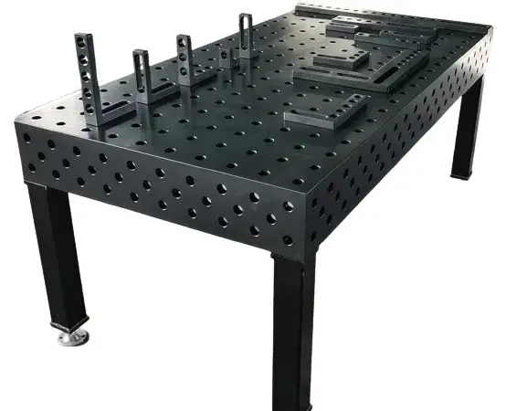Bàn Hàn 3D Plasma chất lượng cao, có kẹp hỗ trợ xử lý kim loại tùy chỉnh