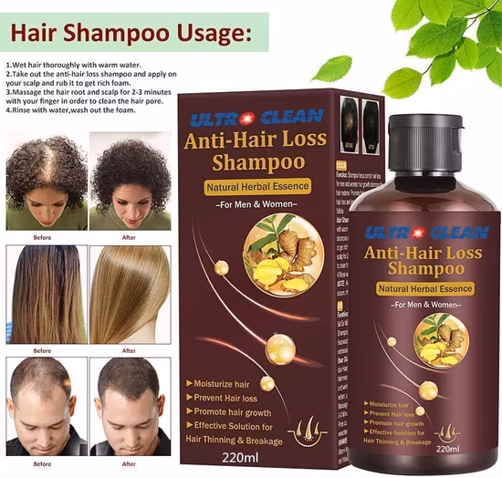 Dầu gội hữu cơ từ Polygonum Multiflorum cân bằng sinh học cho tóc đen tự nhiên