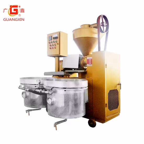 Máy ép dầu dùng cho hướng dương, dừa và đậu phộng của thương hiệu Mianyang Guangxin