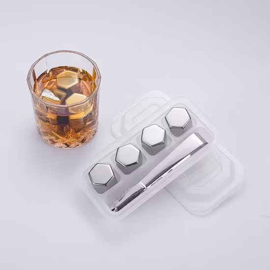 Khối đá lạnh thép không gỉ tùy chỉnh - phụ kiện trang trí quầy bar