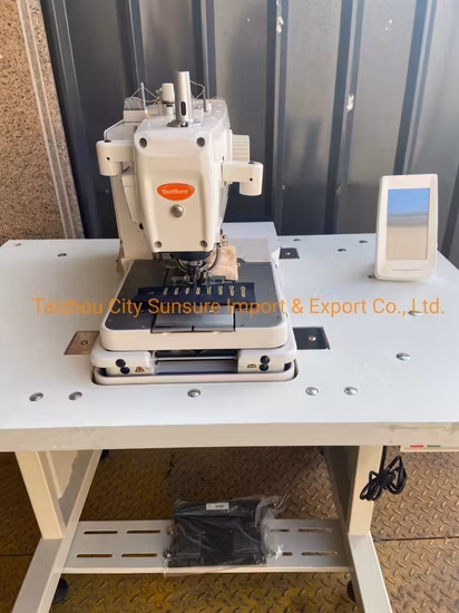 Máy may lỗ nút tự động điều khiển thông qua máy tính Ss-9830 - Tăng tốc độ sản xuất
