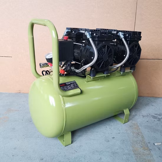 Máy nén khí điện 2.5HP 50Hz 50L - Thiết kế không dầu, không ồn, piston thấp