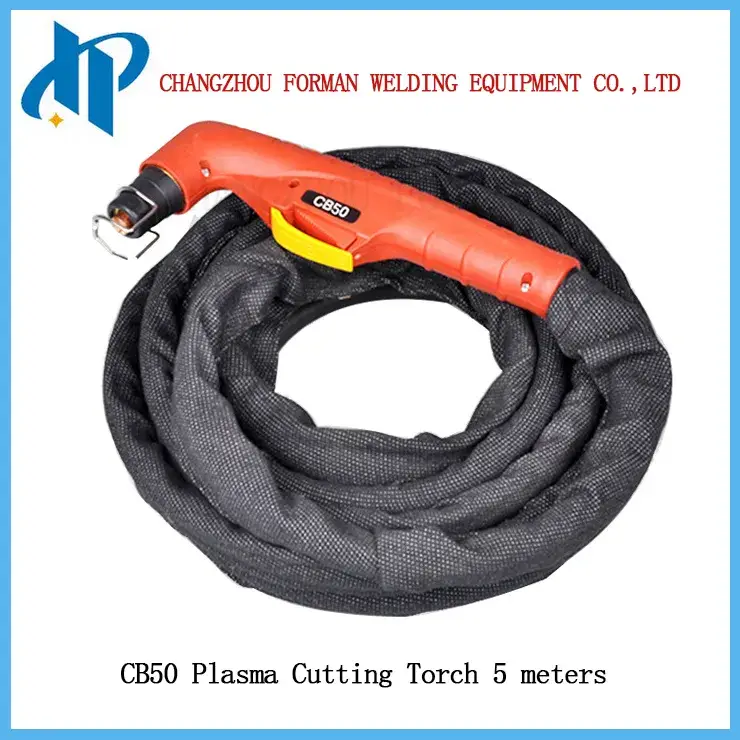 Súng Hàn Plasma Di Động Trafimet CB50, Dây Dẫn 5m và Kết Nối Trung Tâm Tích Hợp