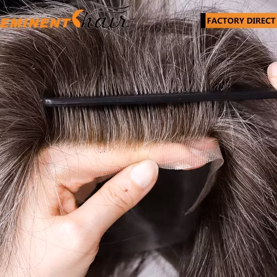 Nhà máy cung cấp hàng tồn kho tóc giả da dành cho quý ông