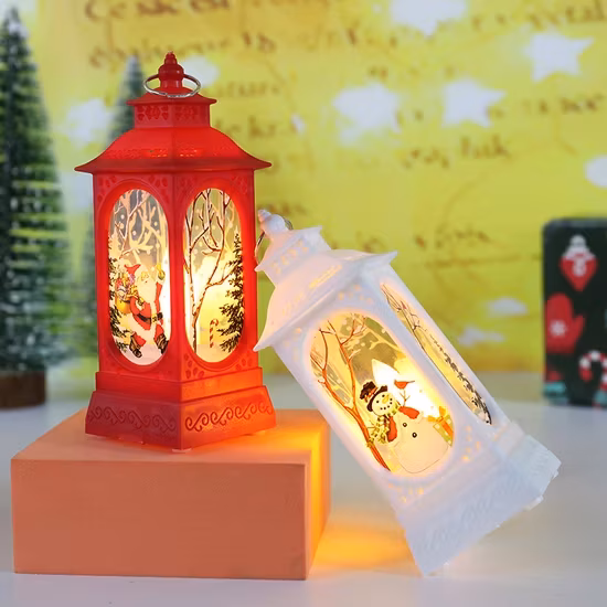 Đèn bàn nến gió Giáng Sinh: lựa chọn phổ biến cho trang trí đèn ngủ