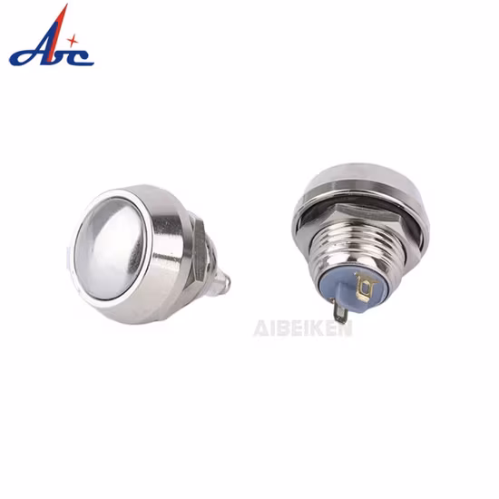 Thang máy kim loại hình vòm 12mm: Nút nhấn chống nước cao cấp