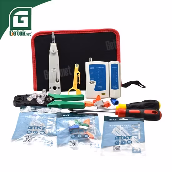 Bộ Dụng Cụ Bấm Cáp Mạng Geteknet cho Cáp Cat5 và Cat6
