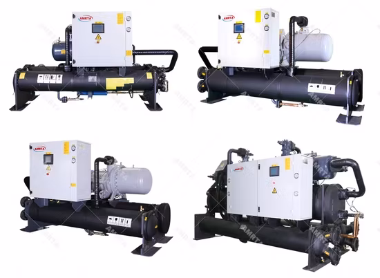 Máy làm lạnh kiểu vít cho ngành công nghiệp, điều chỉnh nhiệt độ thấp, hiệu suất cao