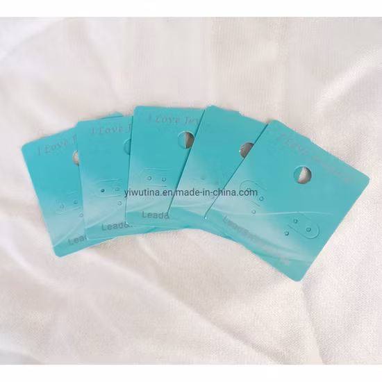 Thẻ Đeo Bông Tai Giấy Xanh Tùy Chỉnh - Lựa Chọn Phong Cách Cho Trưng Bày Trang Sức và Dây Chuyền