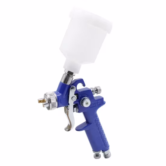 Súng phun sơn mini HVLP khí nén với 0.5mm, 0.8mm, 1.0mm và 125ml cốc sơn