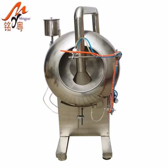 Máy phủ socola tự động với phun và gia nhiệt hiện đại