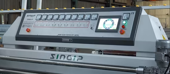 Máy mài cạnh kính vát tự động cho gương và kính nội thất với công nghệ kiểm soát PLC