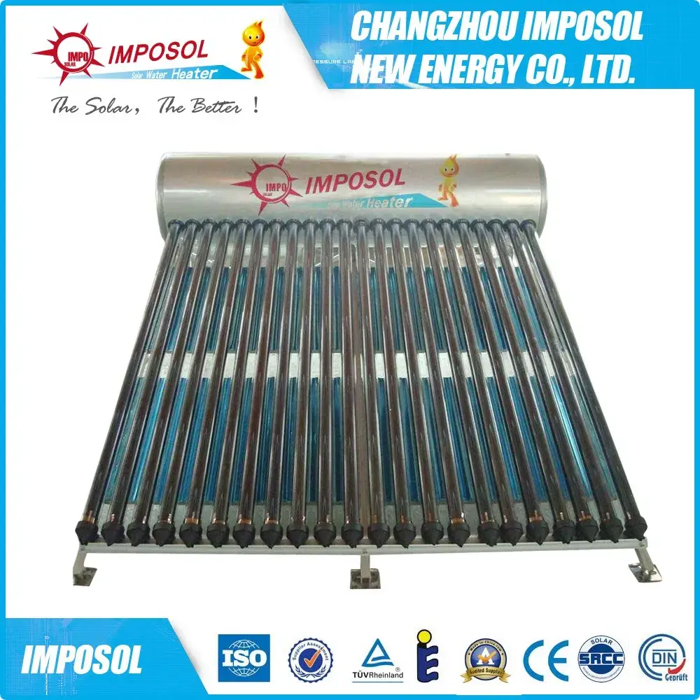 Bình nước nóng sử dụng năng lượng mặt trời có áp lực cao phục vụ ở Chile