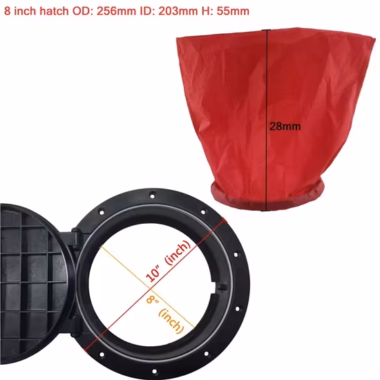 Những loại nắp hầm kayak chất lượng cao với túi đựng phụ kiện câu cá và khả năng chống nước cho hoạt động ngoài trời
