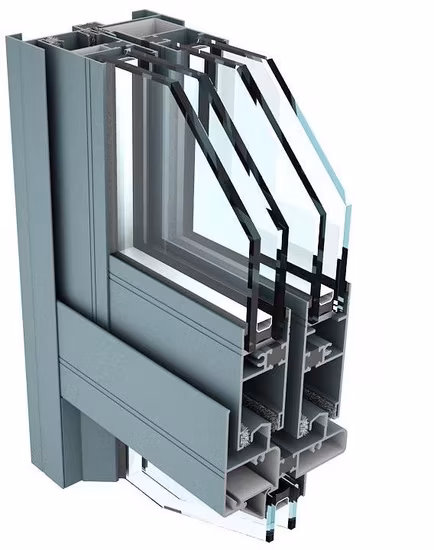 Hệ thống tường kính nhôm đạt chuẩn Hoa Kỳ dành cho trung tâm mua sắm