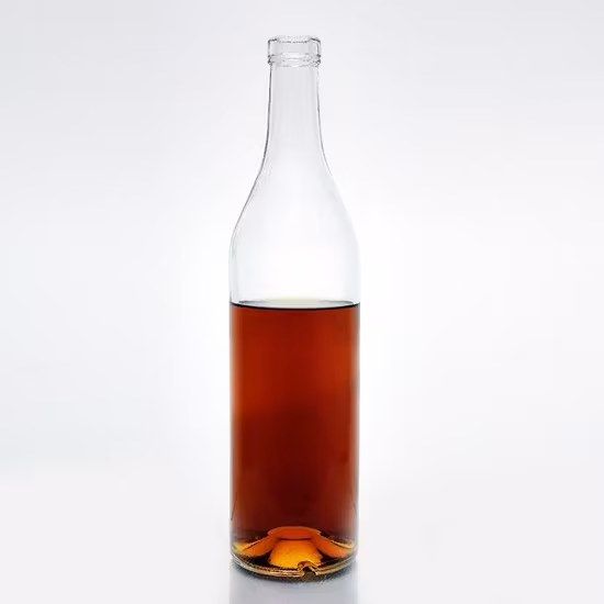 Bán Buôn Bình Thủy Tinh Rỗng Nhãn Cá Nhân 500ml 700ml 750ml Cho Vodka Whisky Brandy Tequila Gin và Rượu Spirits