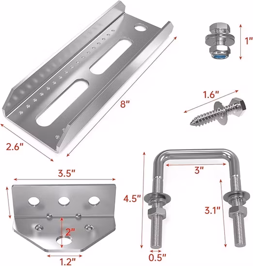 Bảng giá đỡ thuyền U-Bolt: Lựa chọn lắp đặt thuyền dễ dàng