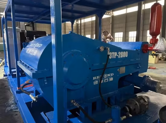 Máy bơm bùn ba tầng kết hợp với hệ thống bùn cho khoan ngang