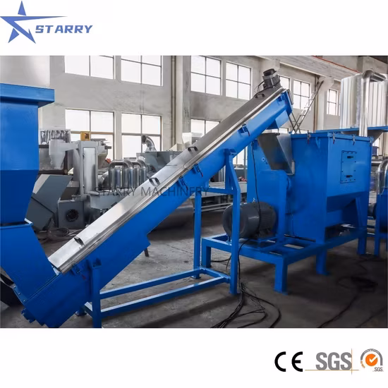 Dây chuyền tái chế nhựa từ phế liệu và màng PE, PP, PVC, PET, chai HDPE