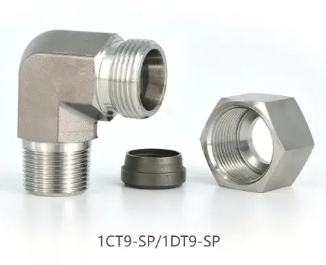 Phụ kiện ống nam BSPT dạng khuỷu FL1CT9-Sp 90° cho hệ thống thủy lực