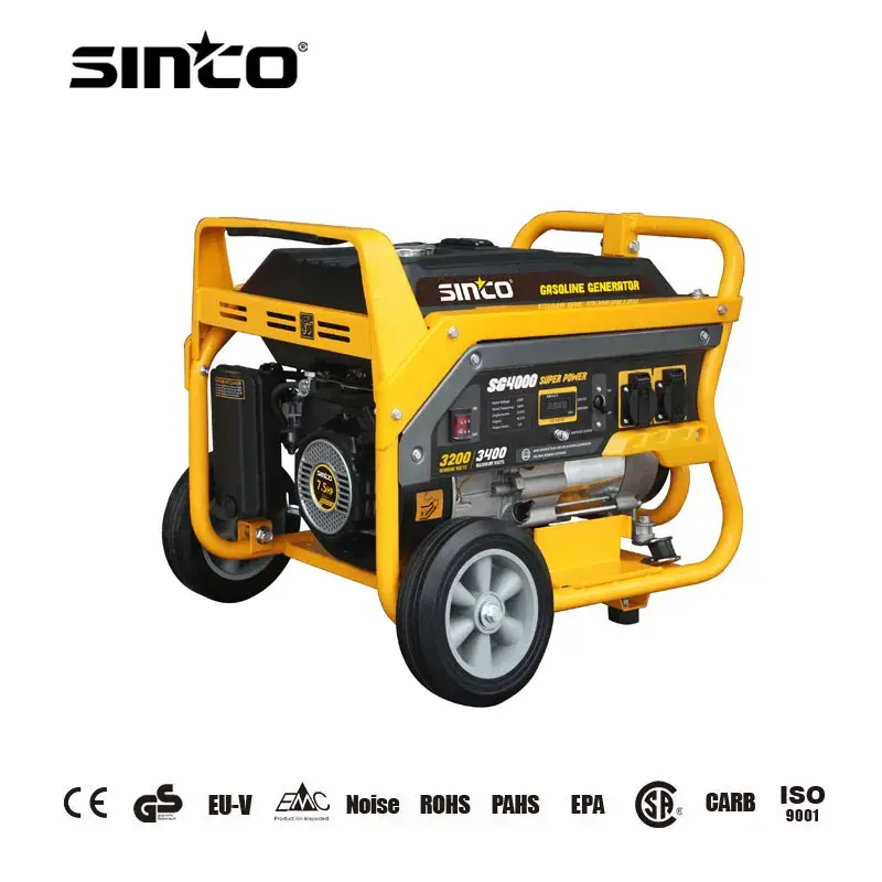 Thiết bị phát điện xăng Sinco di động 2kw, 3500W và 5kw - Sự lựa chọn hoàn hảo cho gia đình
