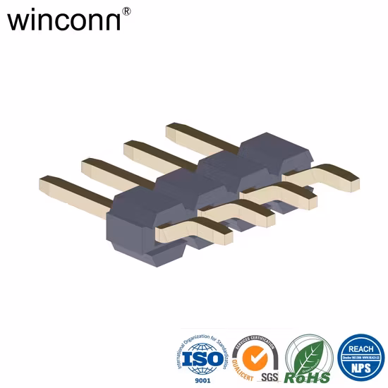 Cọc góc phải đầu nối chân cắm tham chiếu 2.0mm có khả năng xếp chồng lớp đôi 2*6