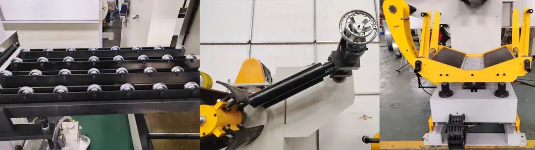 Máy cấp liệu servo cuộn thép Nc, máy tháo cuộn, máy duỗi thẳng với cấu hình cao cho tấm kim loại từ Bescomt - Sản phẩm cho ngành công nghiệp hình ảnh 20-description