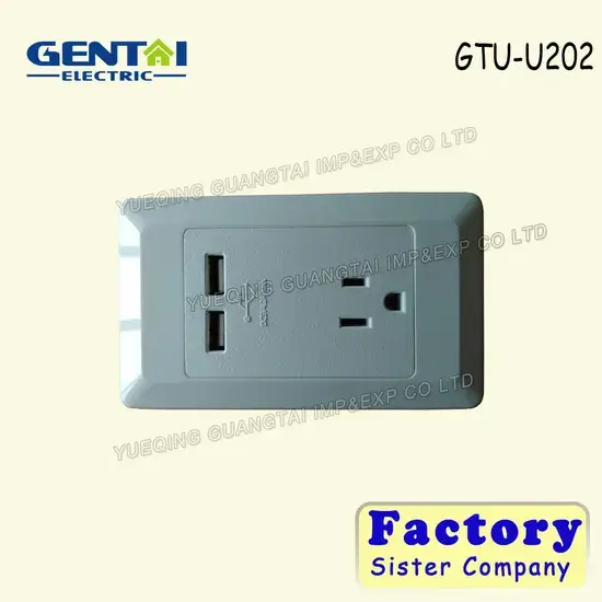 Ổ cắm tường USB đôi kiểu Mỹ 4.2A - Lựa chọn tối ưu cho sạc nhanh