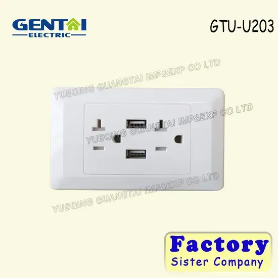 Ổ cắm tường USB đôi kiểu Mỹ 4.2A - Lựa chọn tối ưu cho sạc nhanh