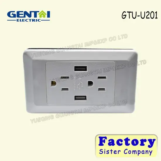 Ổ cắm tường USB đôi kiểu Mỹ 4.2A - Lựa chọn tối ưu cho sạc nhanh