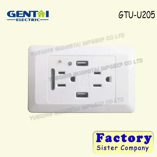 Ổ cắm tường USB đôi kiểu Mỹ 4.2A - Lựa chọn tối ưu cho sạc nhanh
