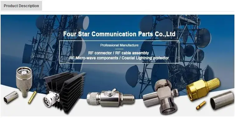 Dây nối kẹp nam chất lượng cao cho cáp LMR400 4.3/10 hình ảnh 12-description