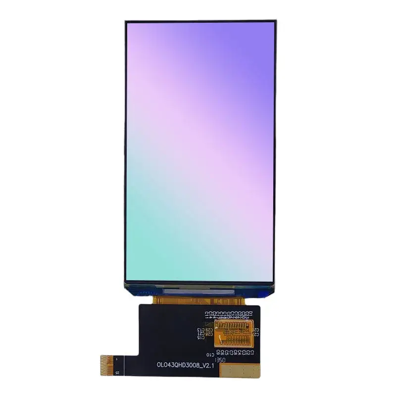 Hiển Thị Màn Hình Amoled OLED 4.3 Inch 540 * 960 Màu Sắc Màn Hình Dọc Mô-đun Giao Diện Mipi