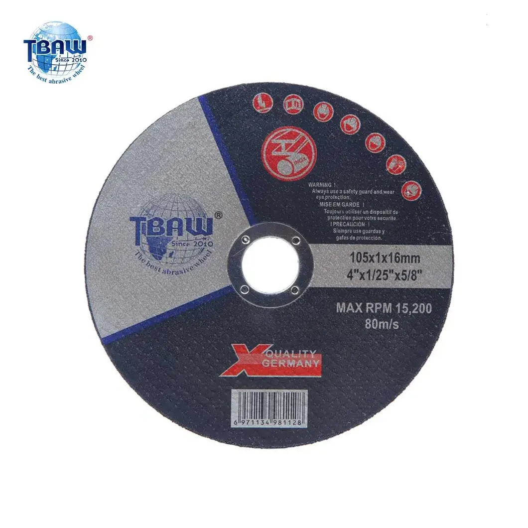 Đá cắt mài inox 107X1.2X16mm - Bánh xe cắt đá kim loại không gỉ 4 inch hình ảnh 12-description