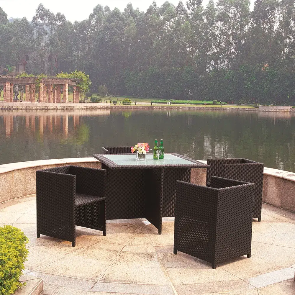 Bộ ghế ngồi ngoại thất cho người với đệm và bàn bistro: Sự lựa chọn hoàn hảo cho không gian ngoại thất hình ảnh 14-description
