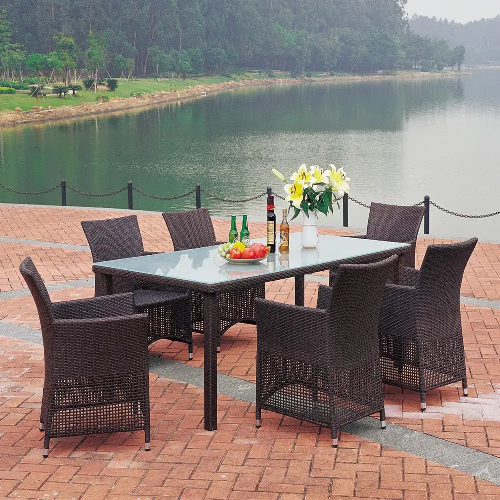 Bộ ghế ngồi ngoại thất cho người với đệm và bàn bistro: Sự lựa chọn hoàn hảo cho không gian ngoại thất hình ảnh 15-description