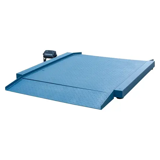 Cân sàn nền thấp 40mm với ramp thuận tiện cho việc nạp hàng