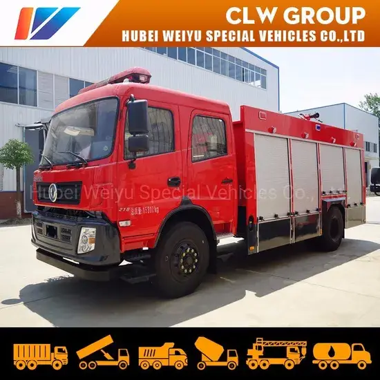 Xe tải chữa cháy nước 6 tấn Dongfeng 2000L - Sản phẩm chất lượng từ Trung Quốc