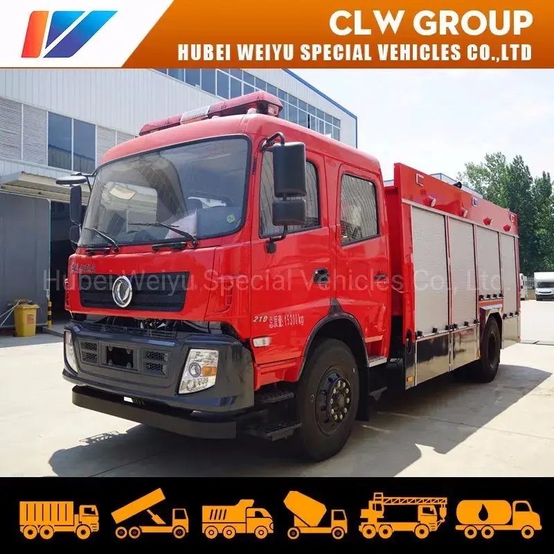 Xe tải chữa cháy nước 6 tấn Dongfeng 2000L - Sản phẩm chất lượng từ Trung Quốc