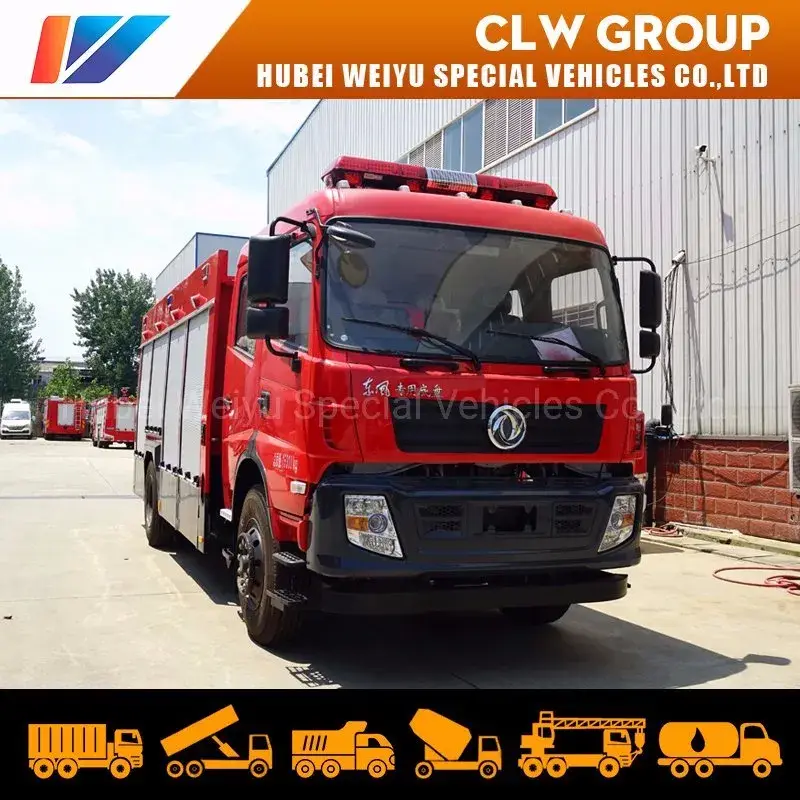 Xe tải chữa cháy nước 6 tấn Dongfeng 2000L - Sản phẩm chất lượng từ Trung Quốc