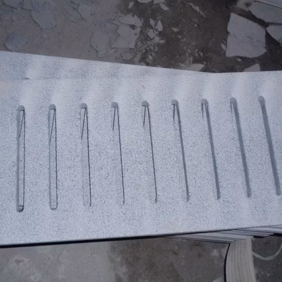 Đá granite tự nhiên màu xám, với công nghệ đánh lửa và đánh bóng, có thể tùy chỉnh