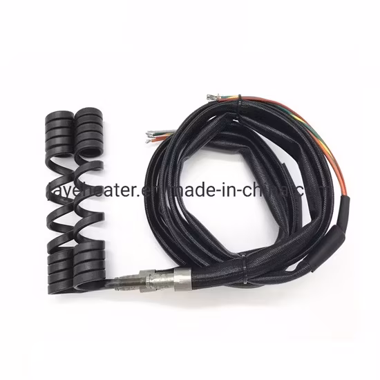 Bộ gia nhiệt cuộn dây nóng điện 28mm đi kèm dây tiếp đất