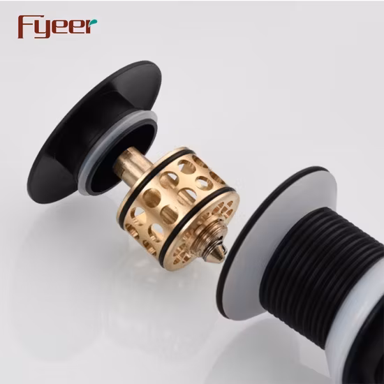 Bộ thoát nước Fyeer không có lỗ thoát nước từ đồng đen chất lượng cao