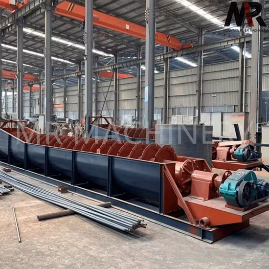 Máy rửa cát xoắn ốc Lsx: Giải pháp tối ưu cho việc xử lý cát sông
