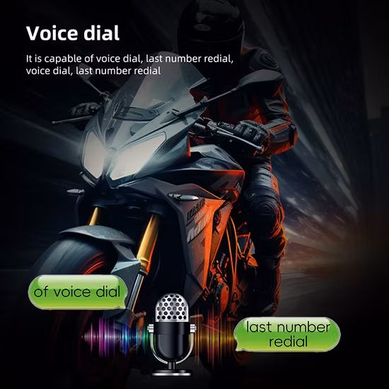 Tai nghe Intercom không dây cho mũ bảo hiểm S8 - Micro HD, âm thanh HiFi stereo chất lượng cao