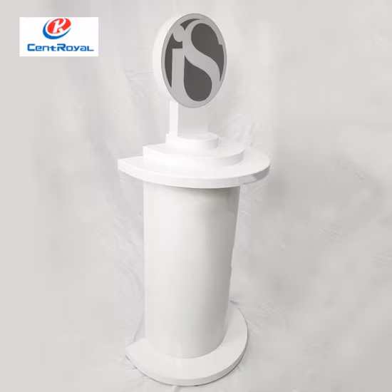 Kệ trưng bày mỹ phẩm acrylic đa năng cho cửa hàng làm đẹp và trang điểm, kệ treo mỹ phẩm và đèn tạo điểm nhấn